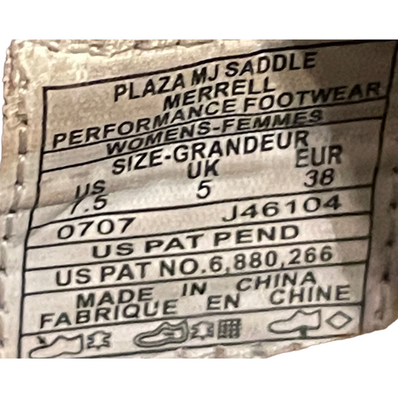 Merrell Plaza MJ Saddle Brown Mary Jane - Women's Size 7 1/2 - Picture 9 of 10